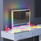 LED Glow Vanity Mirror with RGB Lights, Bluetooth Speaker, and Smart Touch Control