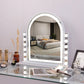 LUXE Scarlett Arch Hollywood Vanity Mirror with LED Lights and 10X Magnification