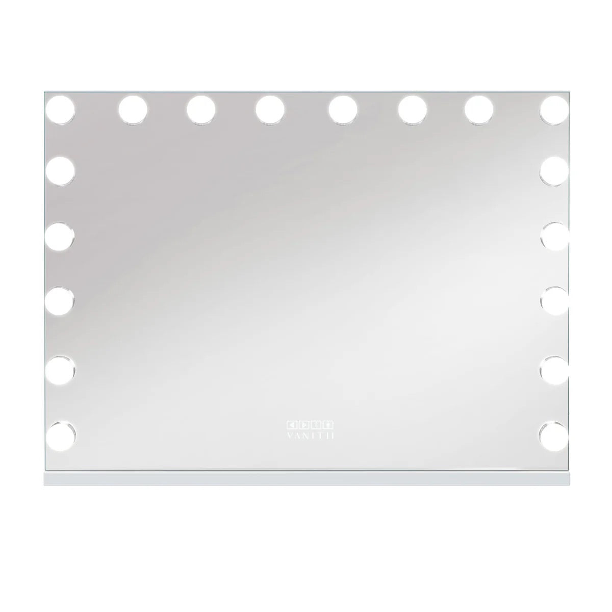 LUXE Hollywood Vanity Mirror Pro with Bluetooth XL - 18 Dimmable LED Bulbs & USB Charging Ports