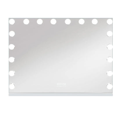 LUXE Hollywood Vanity Mirror Pro with Bluetooth XL - 18 Dimmable LED Bulbs & USB Charging Ports