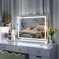 LUXE Crystal LED Hollywood Vanity Mirror with Bluetooth