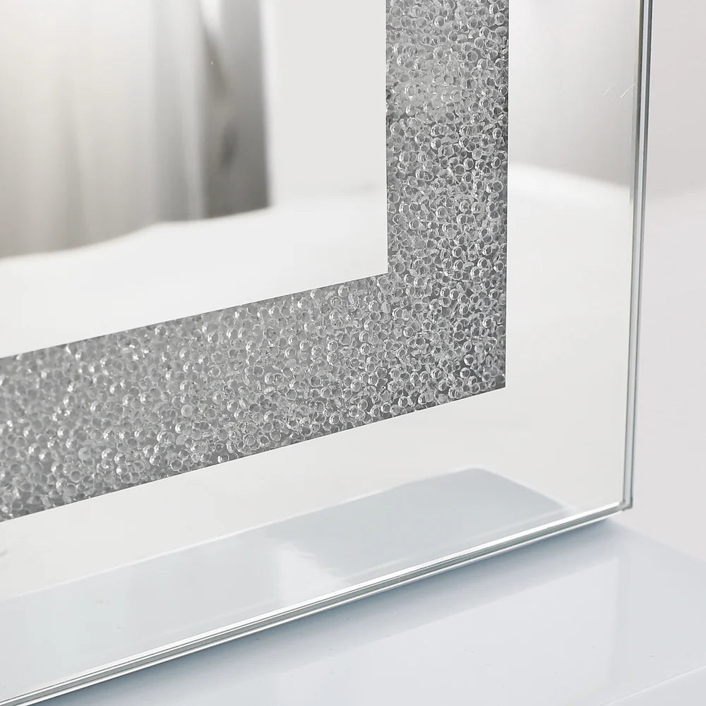 LUXE Crystal LED Vanity Mirror with Bluetooth