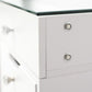 LUXE Vanity Desk with 8 Storage Drawers, LED Lighting & USB Charging