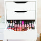 Acrylic Divider Set for MALM Drawer, Lipstick Storage & Makeup Organizer