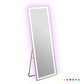 LUXE LED Full Length Rectangular Dressing Mirror with RGB Light and Stand