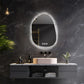 Irregular LED Bathroom Mirror with Backlit Lighting, Anti-Fog, and Touch Sensor