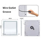 Square Illuminated Bathroom Mirror with Dimmable LED Lights & Anti-Fog