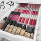 Acrylic Lipstick & Lipgloss Display Tray for ALEX 5 and 9 Drawer Units with Adjustable Magnetic Rows