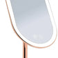 Vanity Makeup Mirror, Rechargeable with 3 Dimmable Light Settings and Dual Magnification