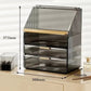 Clear PET Makeup Organizer with Drawers and Dustproof Lid