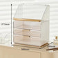 Clear PET Makeup Organizer with Drawers and Dustproof Lid