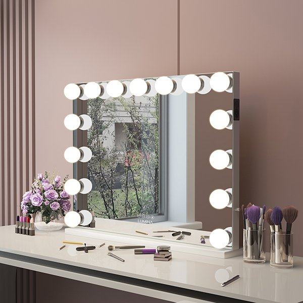 Bluetooth lighted deals mirror