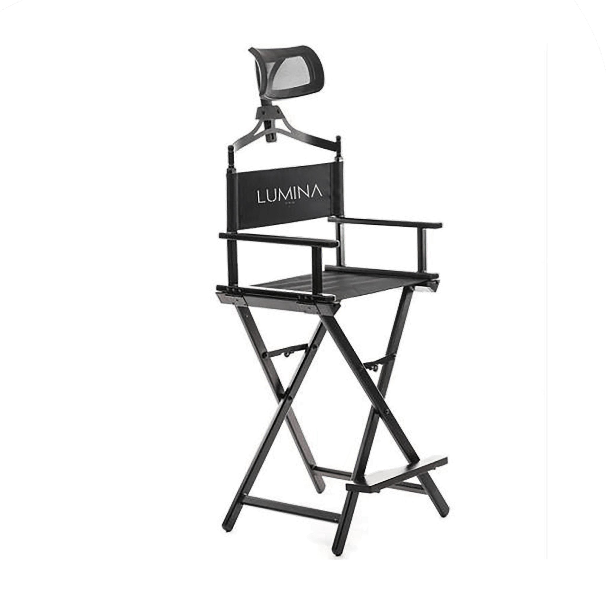 Makeup artist discount chair with headrest